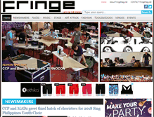 Tablet Screenshot of fringemag.net